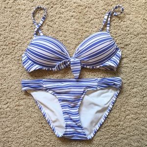 Striped bikini